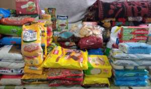 Type of products we buy and give to the families