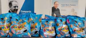 Type of products we buy and give to the families