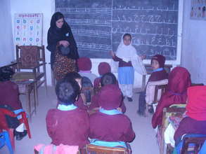 Class in session at the Abdara school