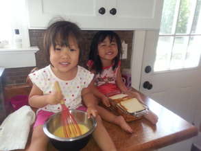 Charlet (left) and Laila