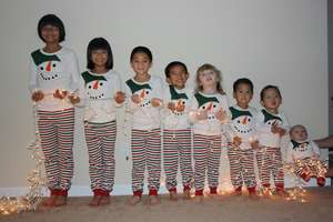 LuYuan & his new siblings (he is 3rd from right)