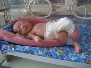 A premature infant, little JH