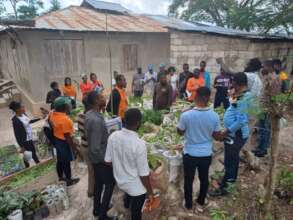 Educators trained to plant and maintain gardens.