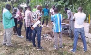 Trainees hear about the benefits of composting