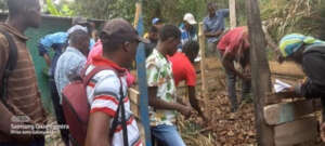 Teachers learn how to create composts.