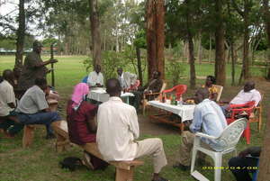 The whole community is taken through trainings