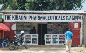 An agrovet: a veterinary drug supplier in Kenya