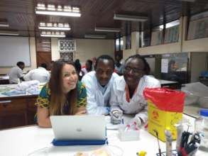 Instructor Dr. Shawna McCallin with participants