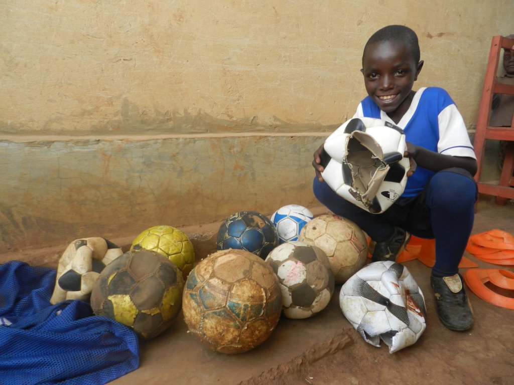 Bring Soccer Balls To 100 Rwandan Boys and Girls