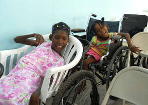 Yolene's old wheelchair