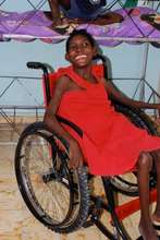 Wheelchair recipient