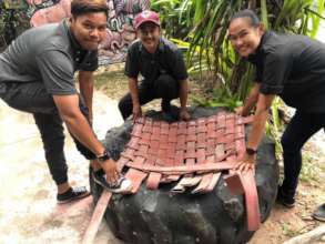 Creating a novel bed for bears in Thailand!