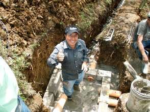 Construction of Drainage Box at Xepiun