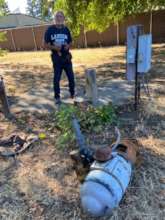 Bob T. oversees removal of old well from EV site