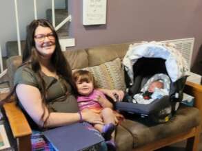 New family getting set up to move into a HUSH home