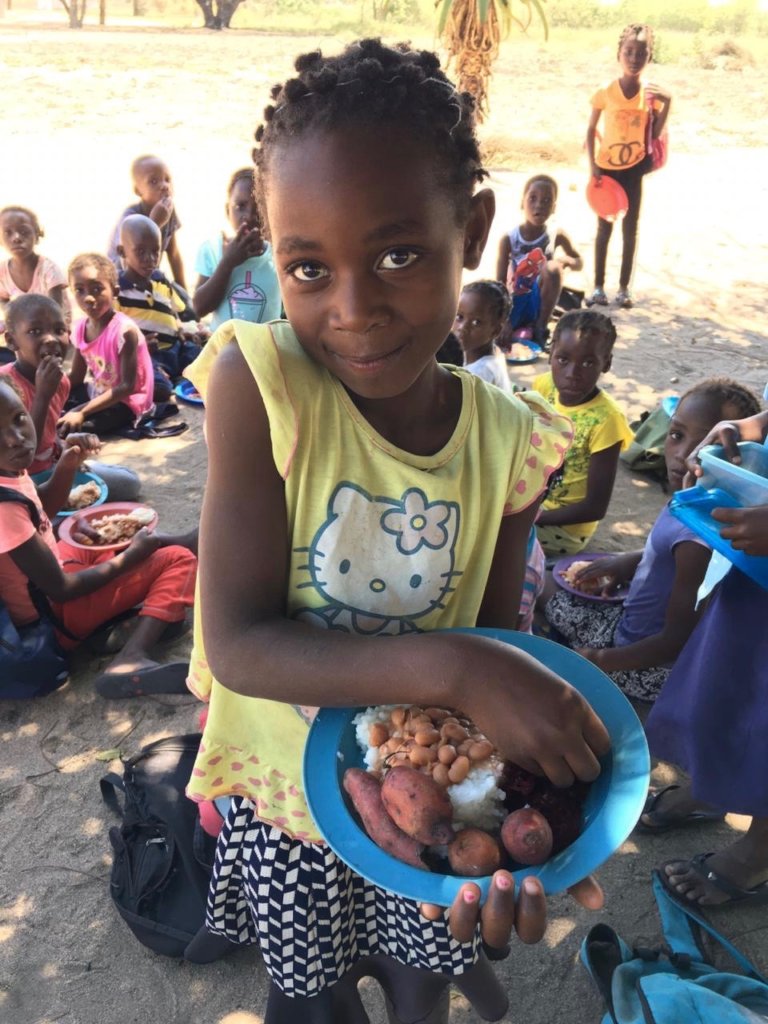 A student with a full plate!