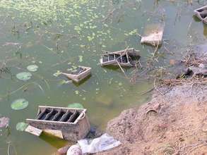 Batery Dumping in Pond