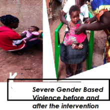 A Child Parent who suffered gender-based violence
