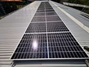 14 solar panels installed at Alto Guaymi School