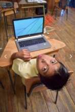 Student at indigenous school