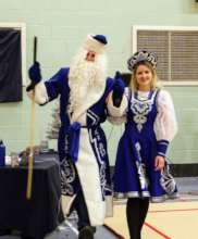Father Christmas and Snow-maiden