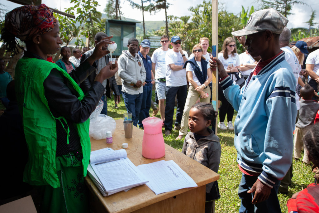 Distributing Antibiotics within COVID Guidelines