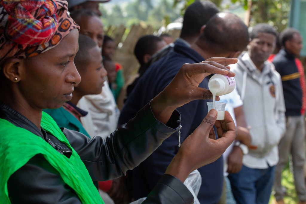 Distributing Antibiotics within COVID Guidelines