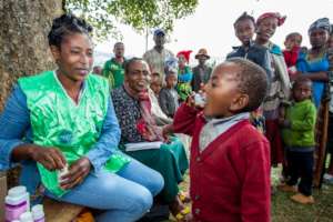 Distributing Antibiotics within COVID Guidelines