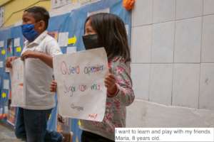 This little girl has something important to say!