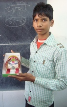 Artistic Rahul made his own boat