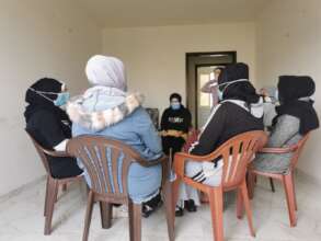 A group of women taking part in a session
