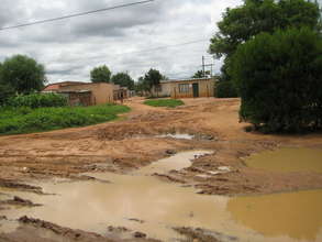 Difficult roads after rain....
