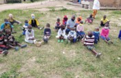 Building playground in Kabisine Village school