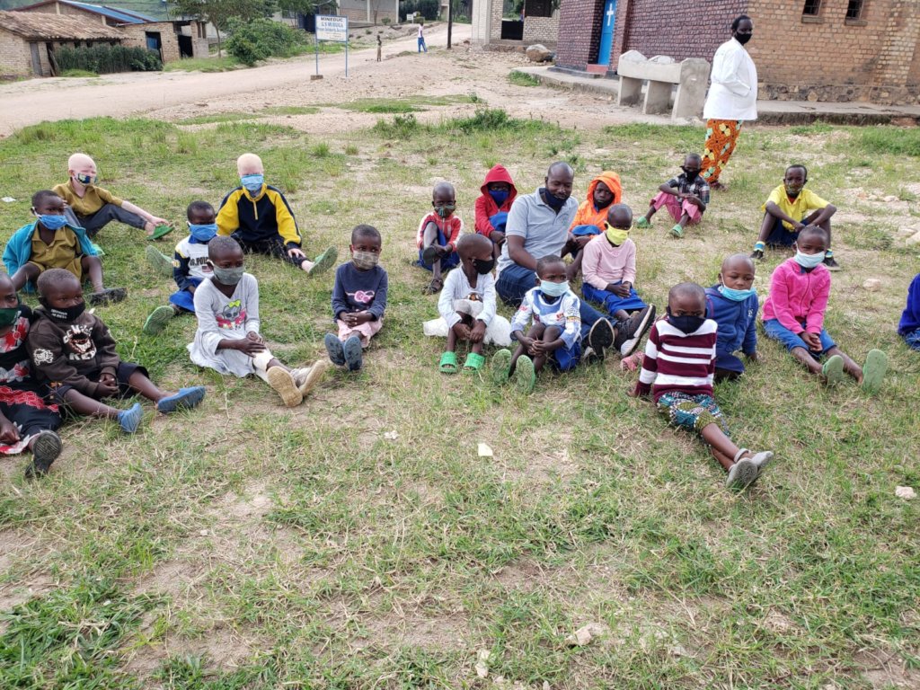 Building playground in Kabisine Village school