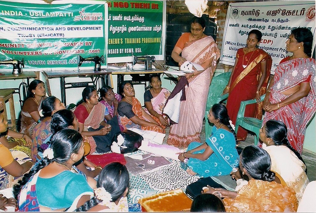 Give micro credit loans to Women in India