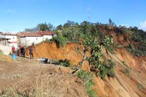 Mudslide in Maya Community San Carlos Yajawk'u