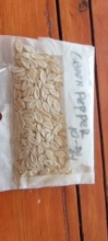 Green Pepper Seeds Packaged and Ready to Go!