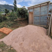 Materials for the Ecobrick Bench's Foundation