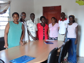 Facilitators gathered for the review meeting