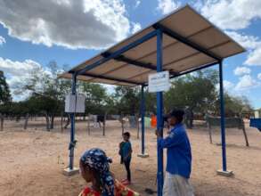 Solar panel given by Share Sarangbat Colombia