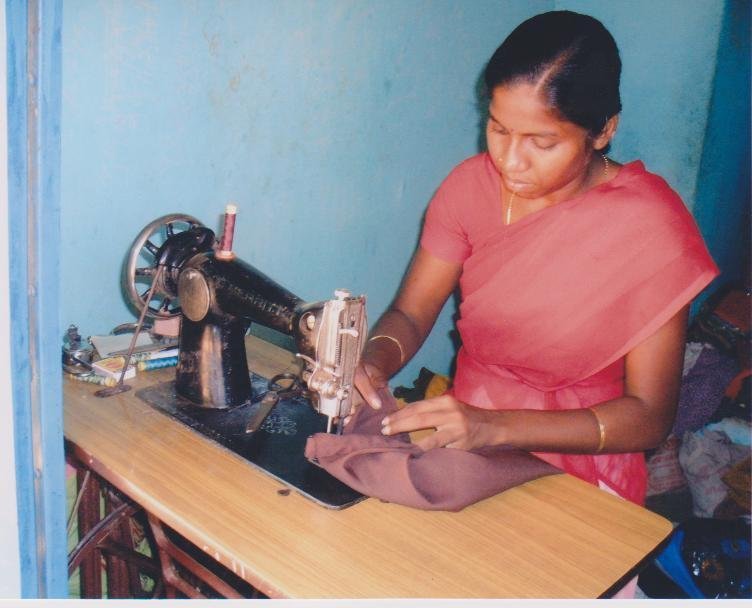 Livelihood training for untouchable girls in India