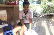 Gift of Blankets, Mosquito Nets and Solar Lamps