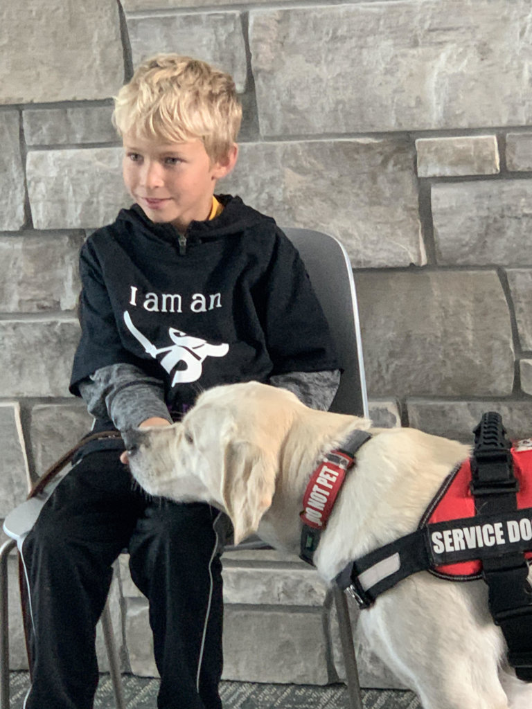 A Seizure Response Service Dog for Gunner