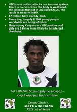 Aids is Real Health Awareness Poster