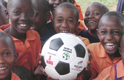 Donate African made balls to children in Africa