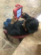 Reading with a tablet