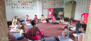 An ECD (early childhood development) classroom