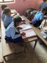 Classroom at Ram Janaki Basic School