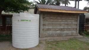 Recently purchased water tank