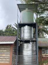 Raw water tank and the filtered water tank